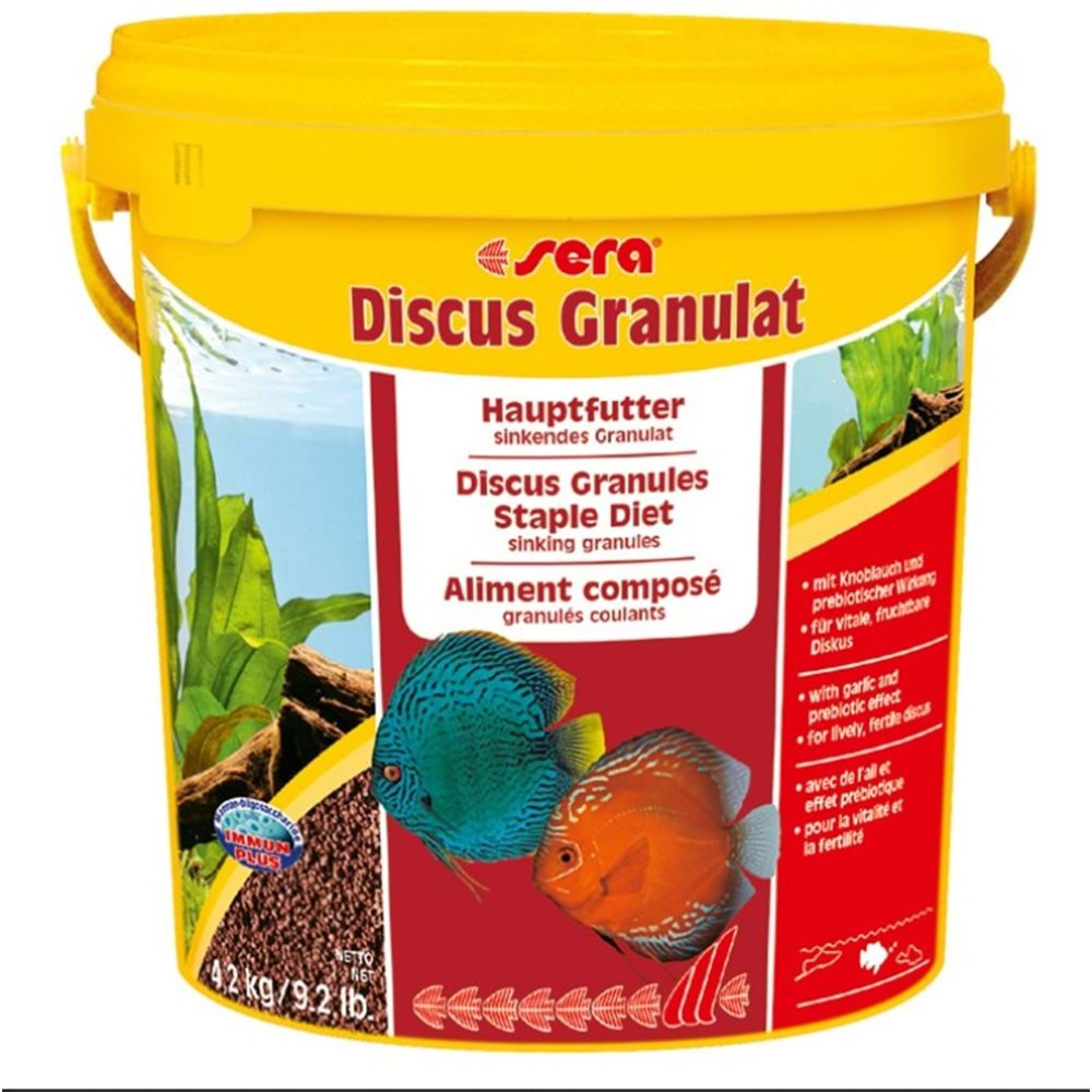 SERA DİSCUS GRANULAT NATURE KOVA 4200 GR