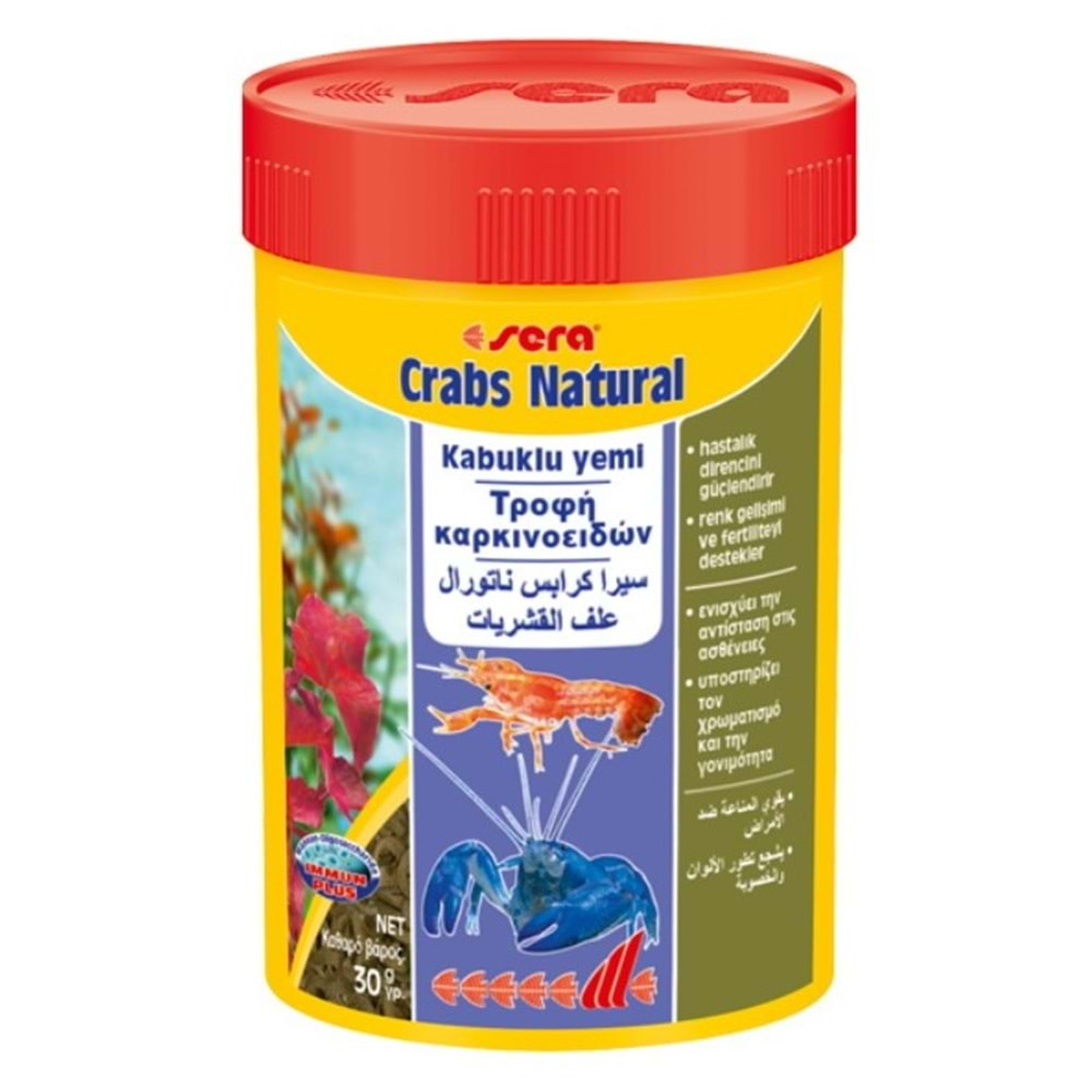 SERA CRAPS NATURE KABUKLU YEM 100 ML KUTU 30 GR