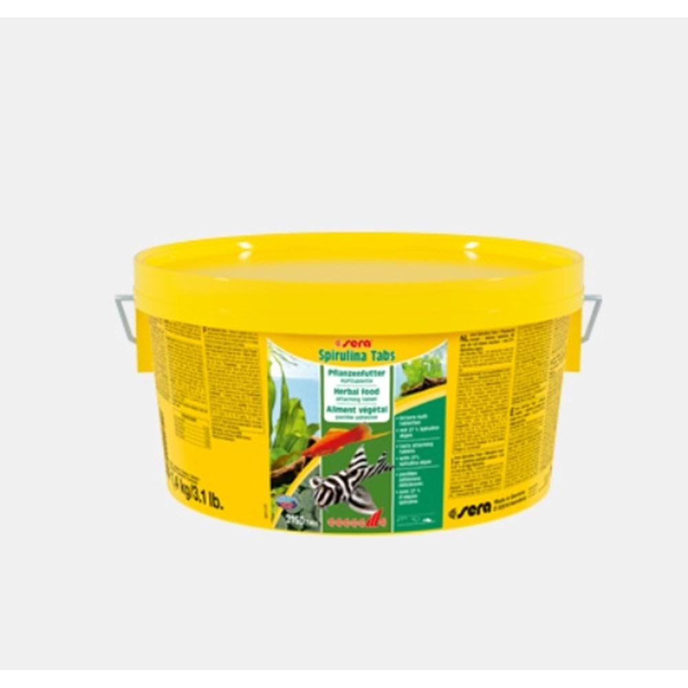 SERA SPİRULİNA TABS NATURE 2200 ML KOVA 2150 TABLET