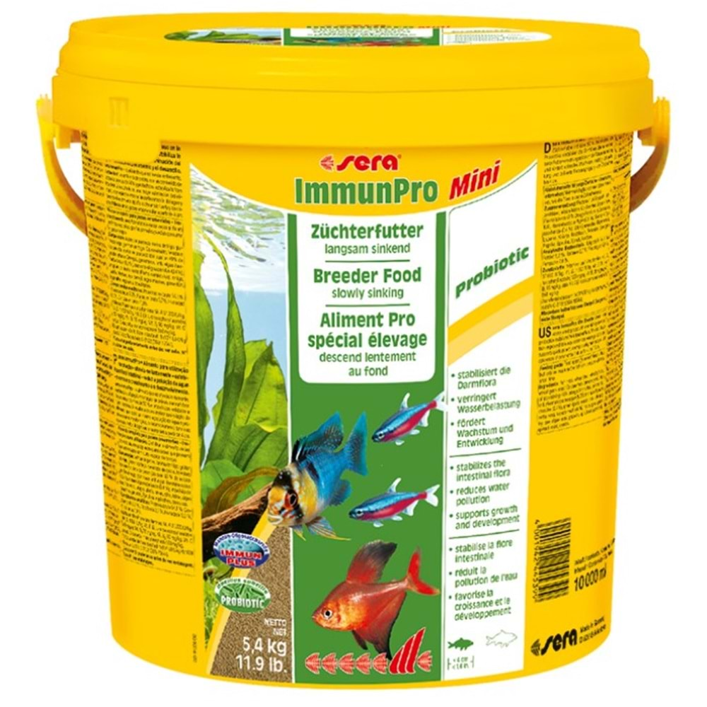 SERA İMMUNPRO MİNİ NATURE 10 LT KOVA 5400 GR