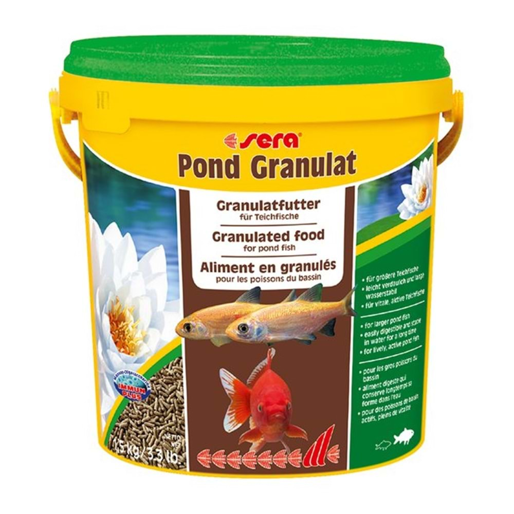 SERA POND BİO GRANULAT 10 LT KOVA 1800 GR