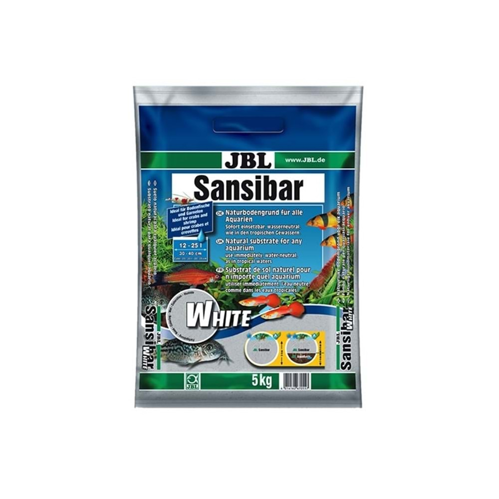 JBL SANSİBAR BEYAZ 0,1-0,4 MM 5 KG KUM