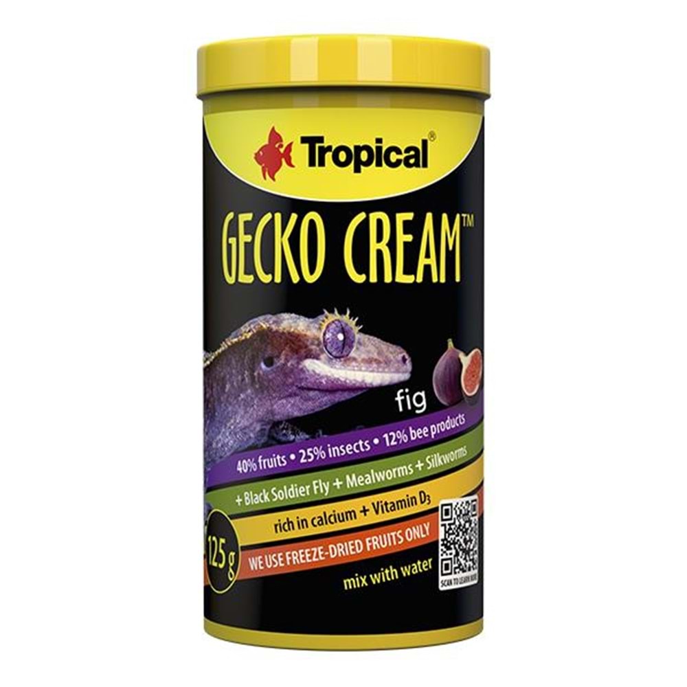 TROPİCAL GECKO CREAM FİG (İNCİRLİ) 100ML/50GR
