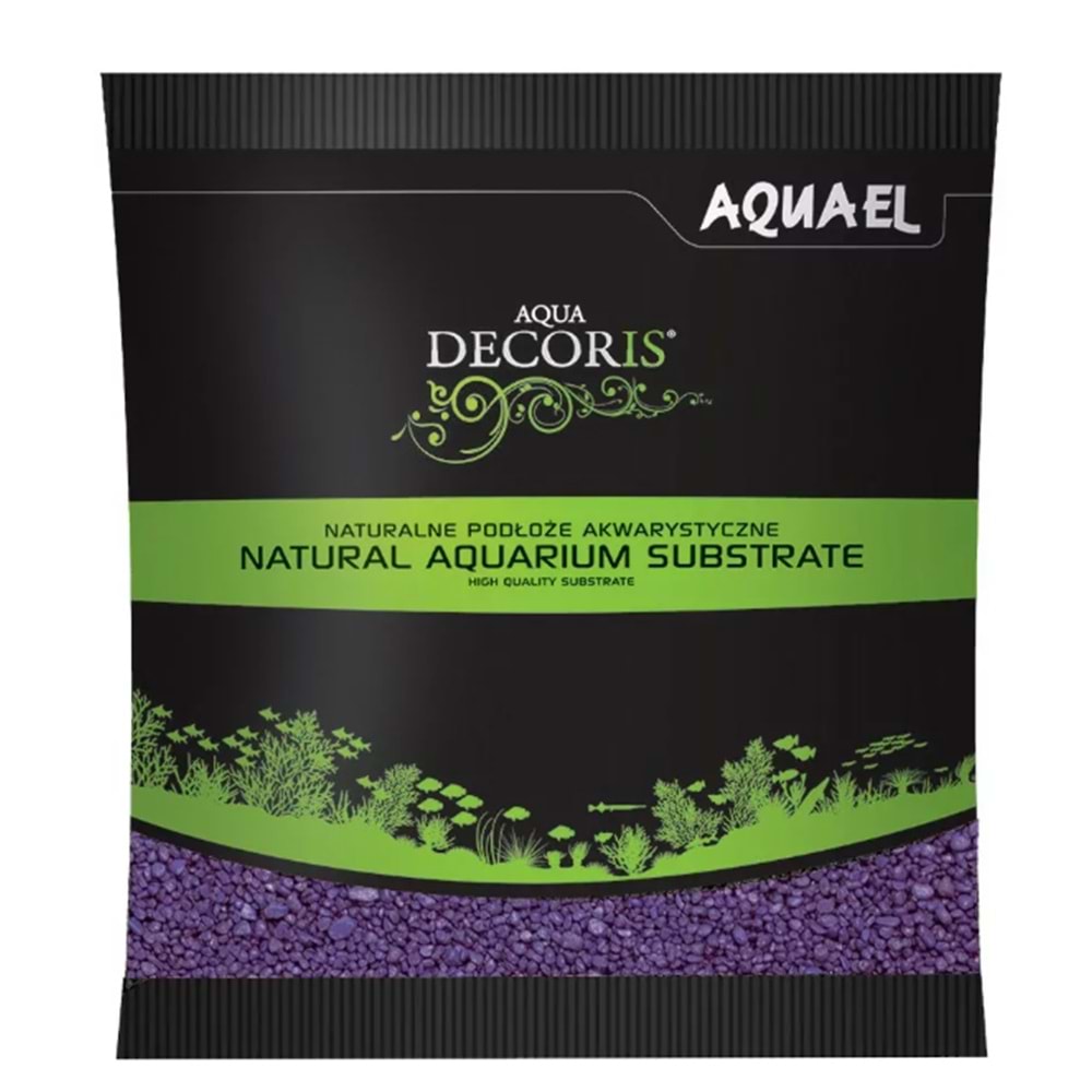 AQUAEL GRAVEL DECORİS MOR KUM 1KG
