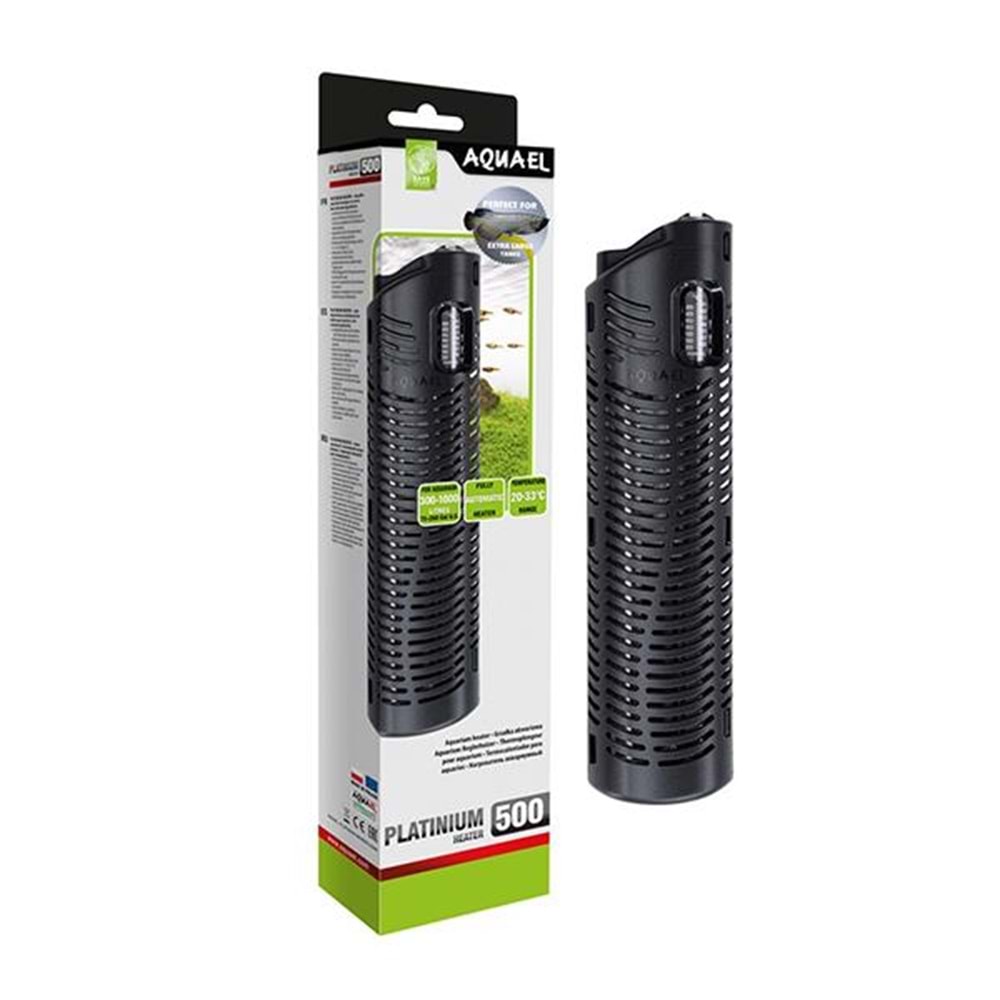 AQUAEL GLASS HEATER PLATİNİUM HEATER 500W AKVARYUM ISITICISI