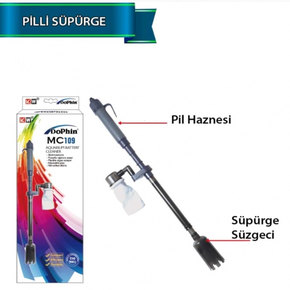 DOPHİN MC-109 PİLLİ SÜPÜRGE