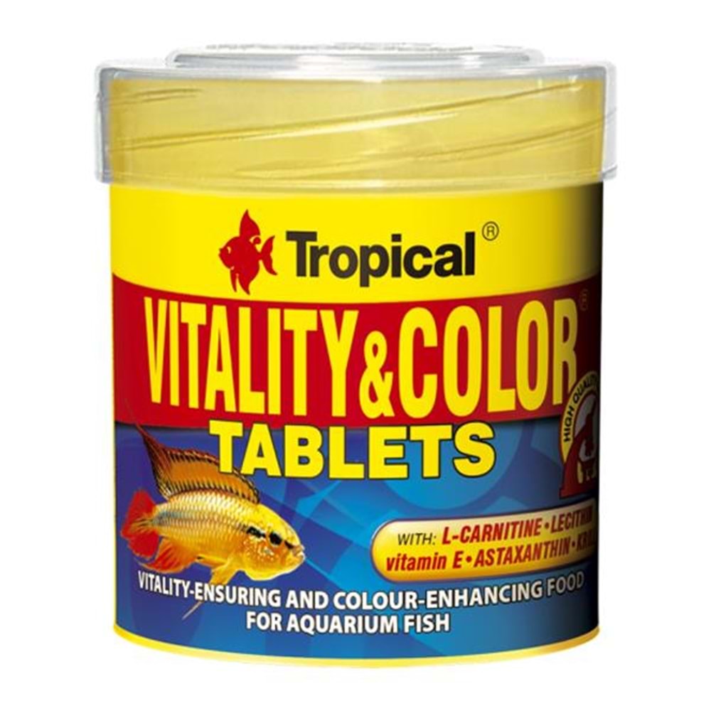 TROPİCAL VİTALİTY&COLOR TABLETS A 50ML/36GR