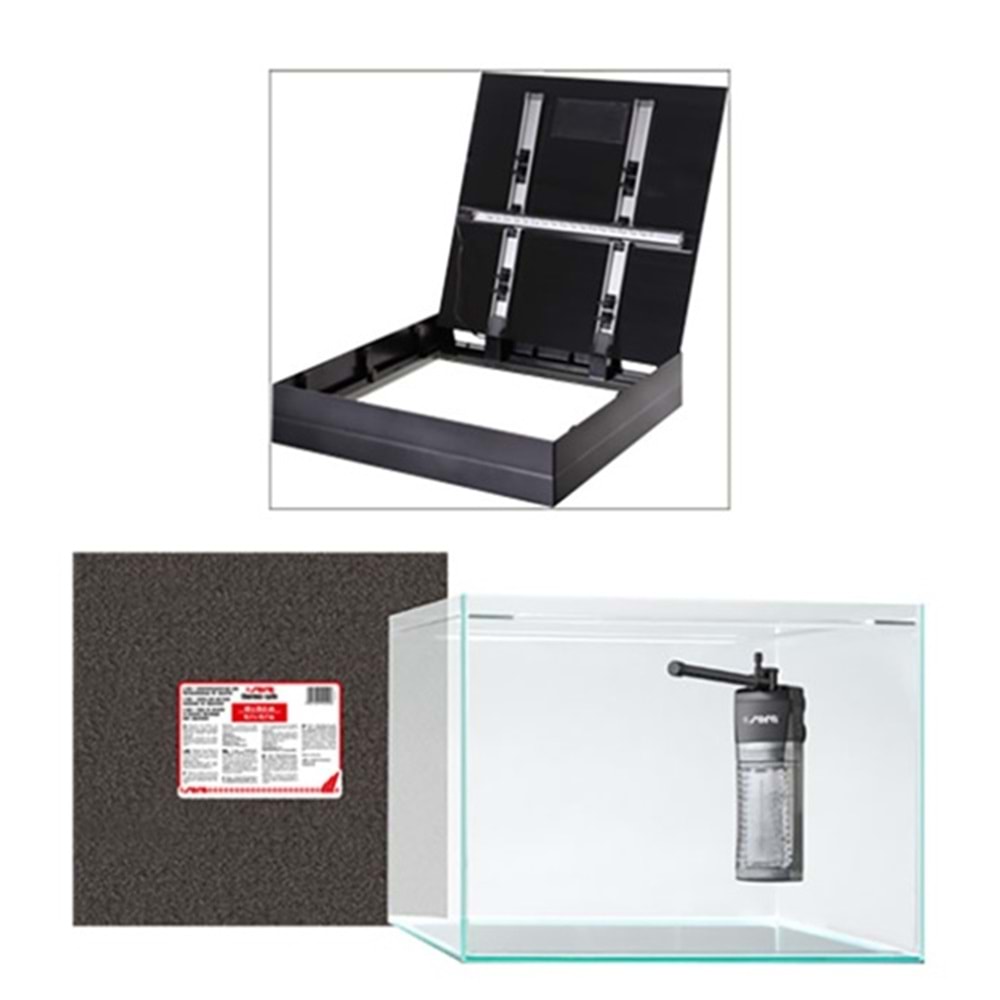 SERA SCAPER CUBE AKVARYUM SETİ 40X40X30H 48LT