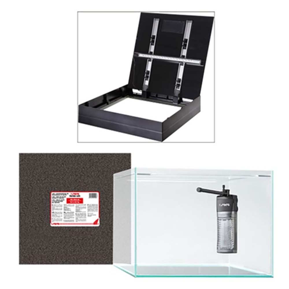 SERA SCAPER CUBE AKVARYUM SETİ 40X40X40 64LT