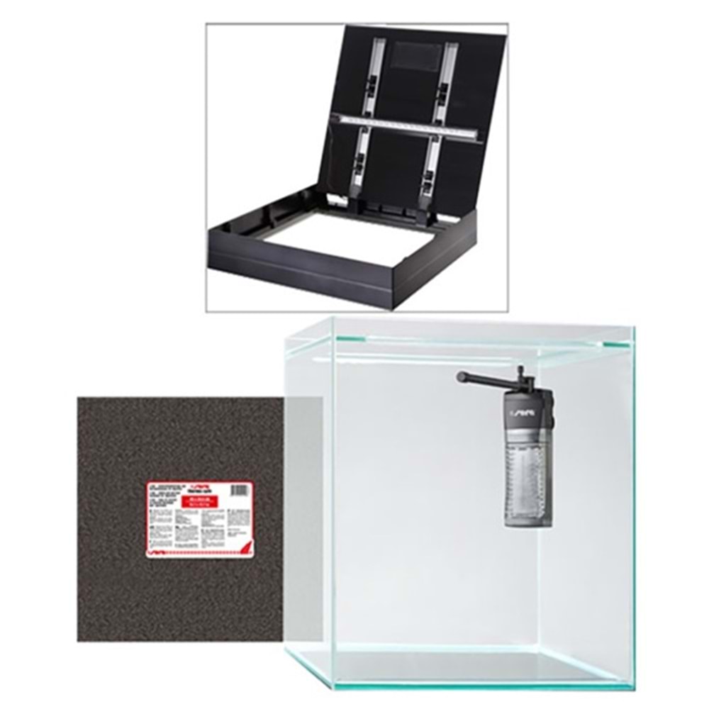 SERA SCAPER CUBE AKVARYUM SETİ 40X40X50H 80LT