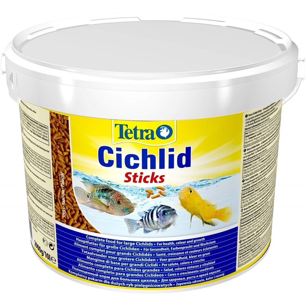 TETRA CİCHLİD STİCKS 10 LT KOVA