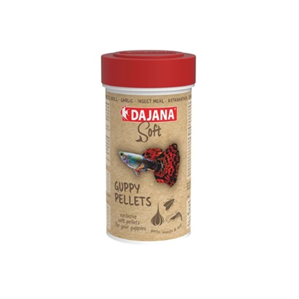 DAJANA GUPPY PELLETS SOFT 100 ML 50 GR