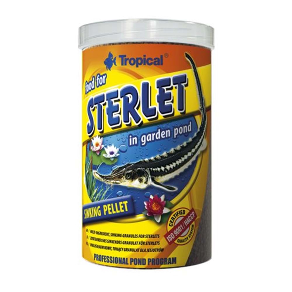 TROPİCAL FOOD FOR STERLET 1000ML/650GR