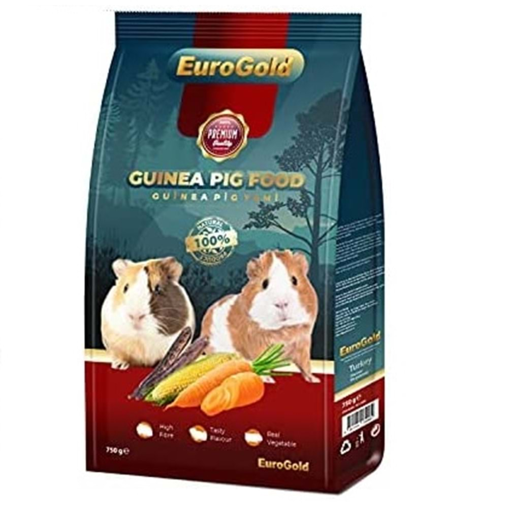 EUROGOLD GUİNEA PİG YEMİ 750 GR