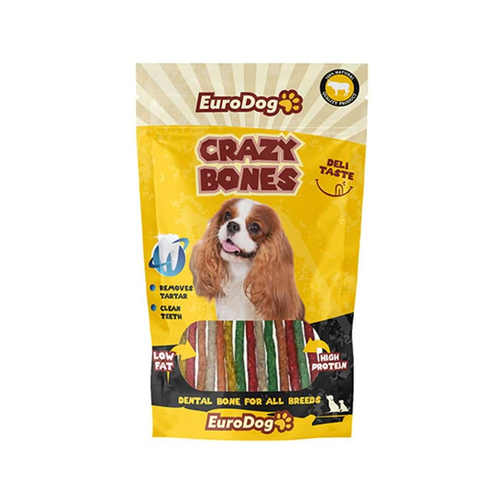 EURODOG CRAZY BONE MUNCHY KEMİK 20 ADET