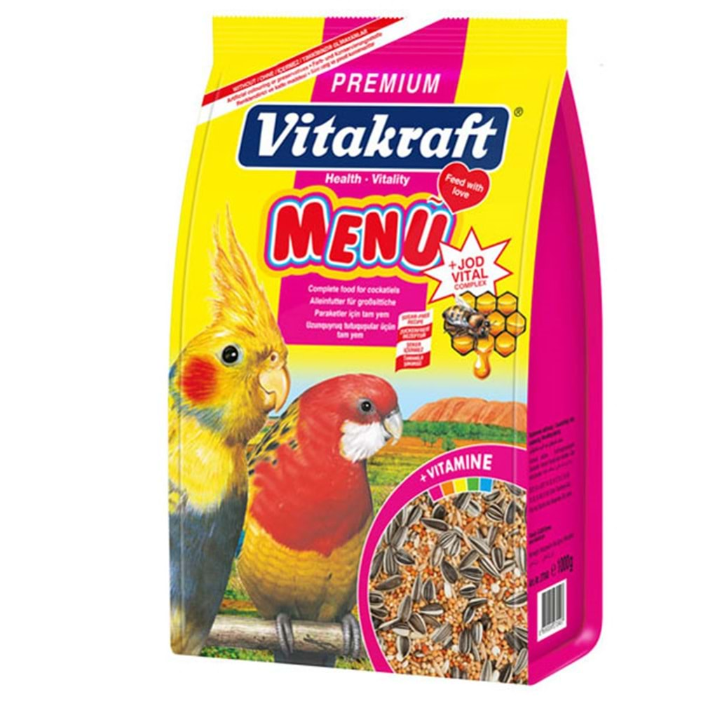 VİTAKRAFT 1000 GR PARAKET PREMİUM MENU+JODVİTAL