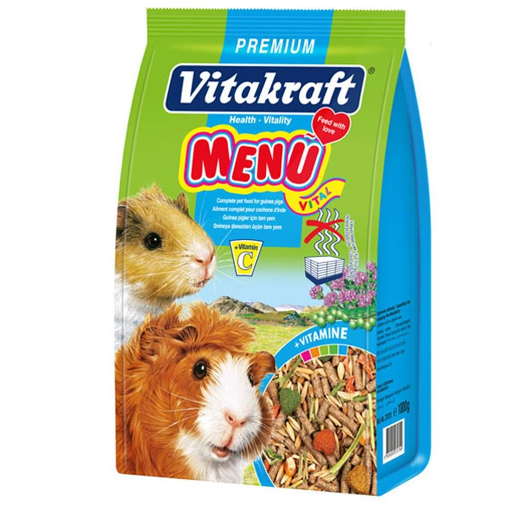 VİTAKRAFT 1000 GR GİNEPİG MENU VİTAL PREMİUM