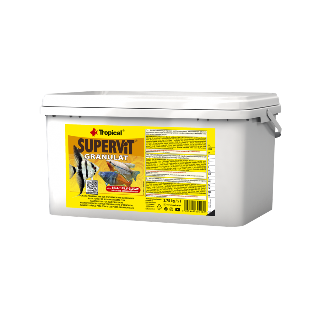 TROPİCAL SUPERVİT GRANULAT 5LT/2,75KG