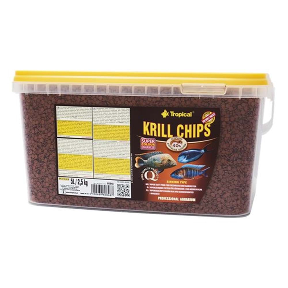 TROPİCAL KRİLL CHİPS 5LT/2,5KG