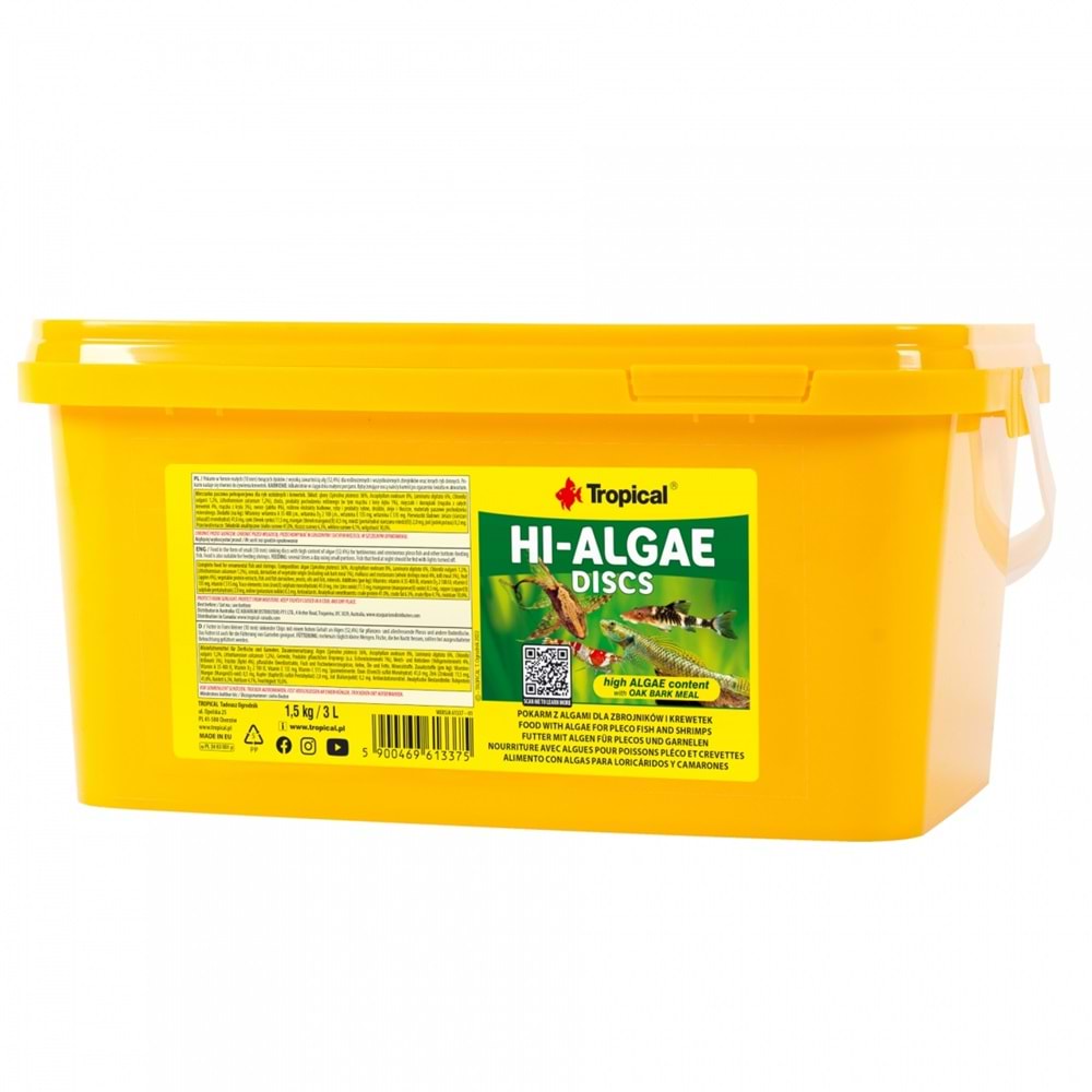 Tropical Hi Algae Discs 3L/1,5Kg