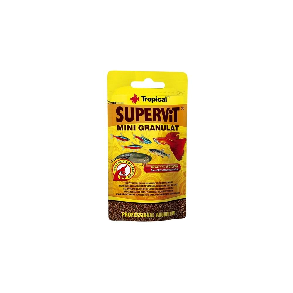 TROPİCAL SUPERVİT MİNİ GRANULAT 10GR