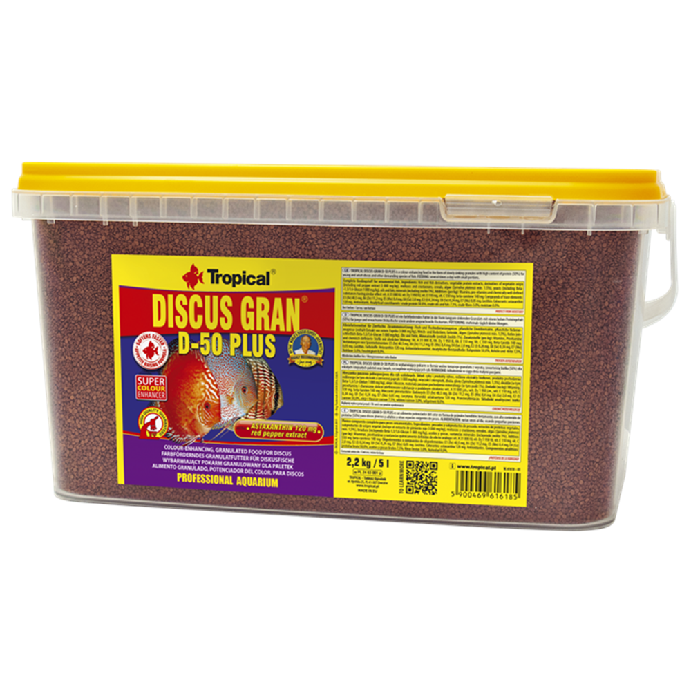 TROPİCAL DİSCUS GRAN D-50 PLUS 5LT/2,2KG