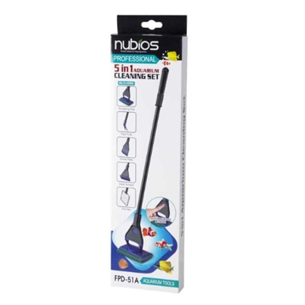 NUBİOS AKVARYUM TEMİZLEME SETİ 5 FONKSİYONLU