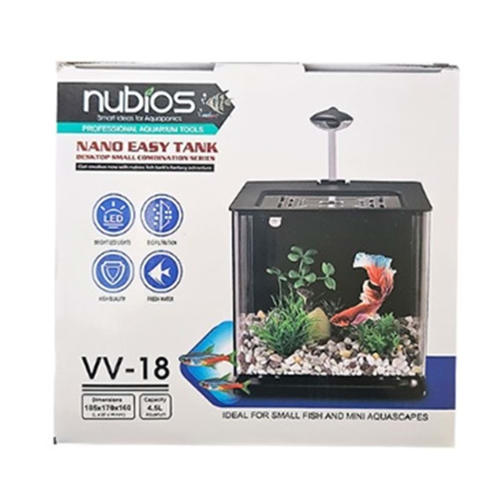 NUBİOS NANO EASY TANK 4,5 L MAVİ