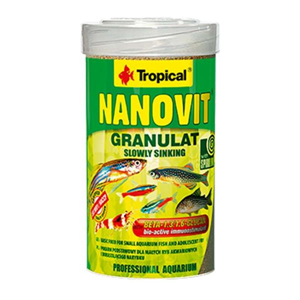 TROPİCAL NANOVİT GRANULAT 250ML/175GR