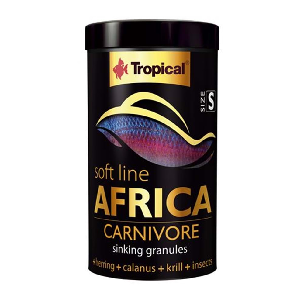 TROPİCAL SOFT LİNE AFRİCA CARNİVORE SİZE S 100ML/60GR