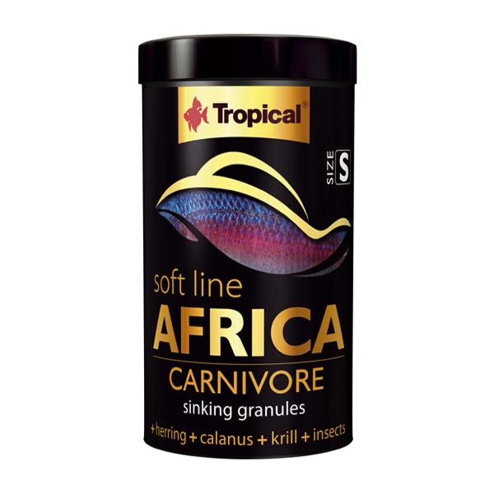 TROPİCAL SOFT LİNE AFRİCA CARNİVORE SİZE S 250ML/150GR