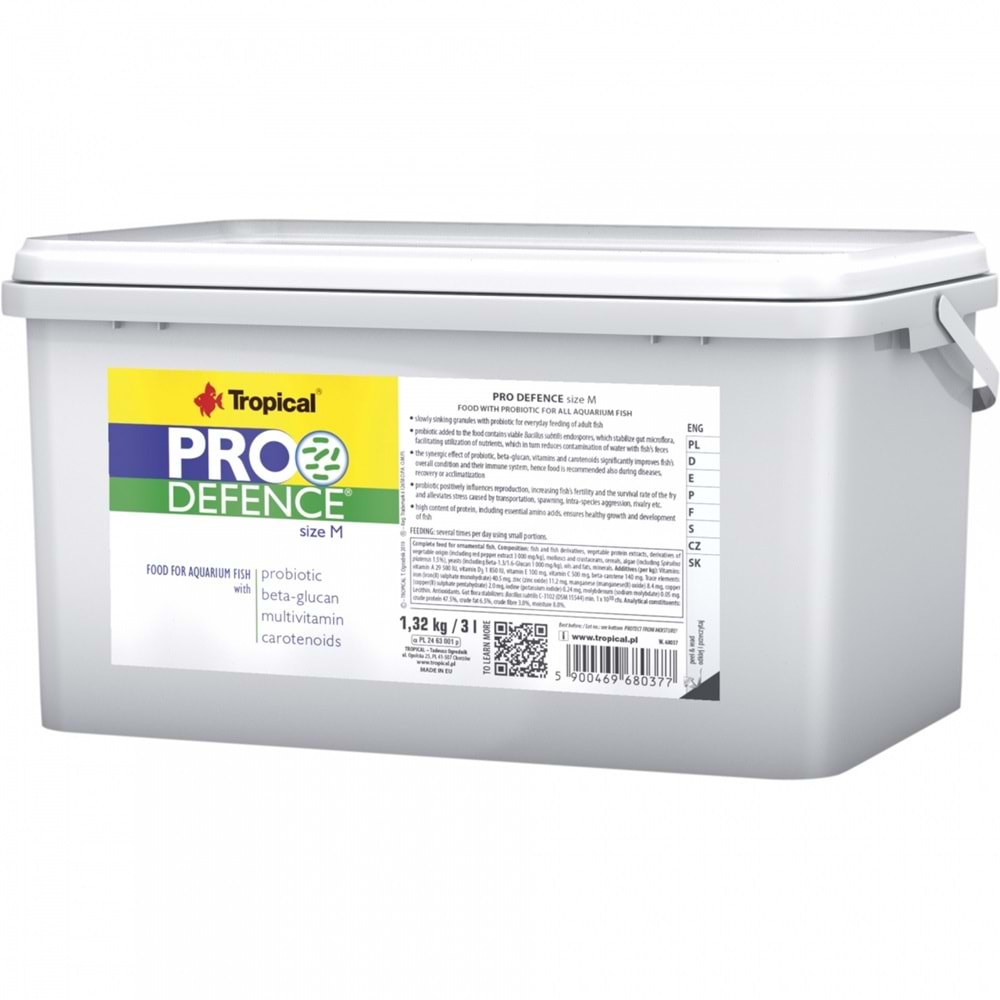 TROPİCAL PRO DEFENCE SİZE M 10LT/4,40KG
