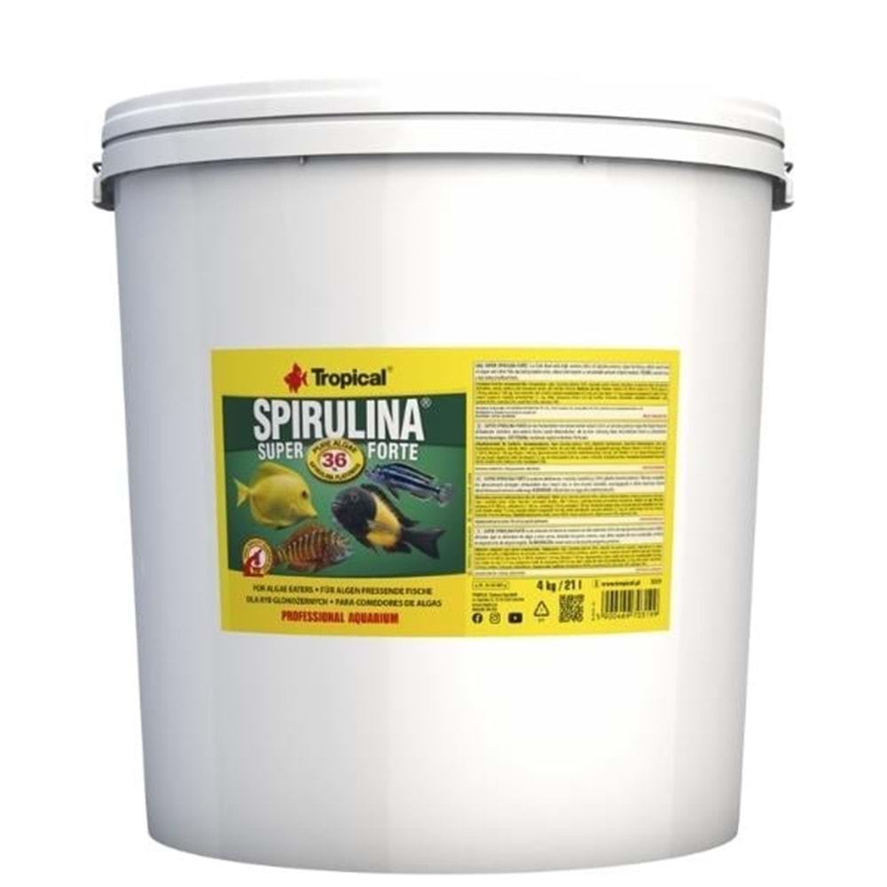 TROPİCAL SUPER SPİRULİNA FORTE 21L/4KG