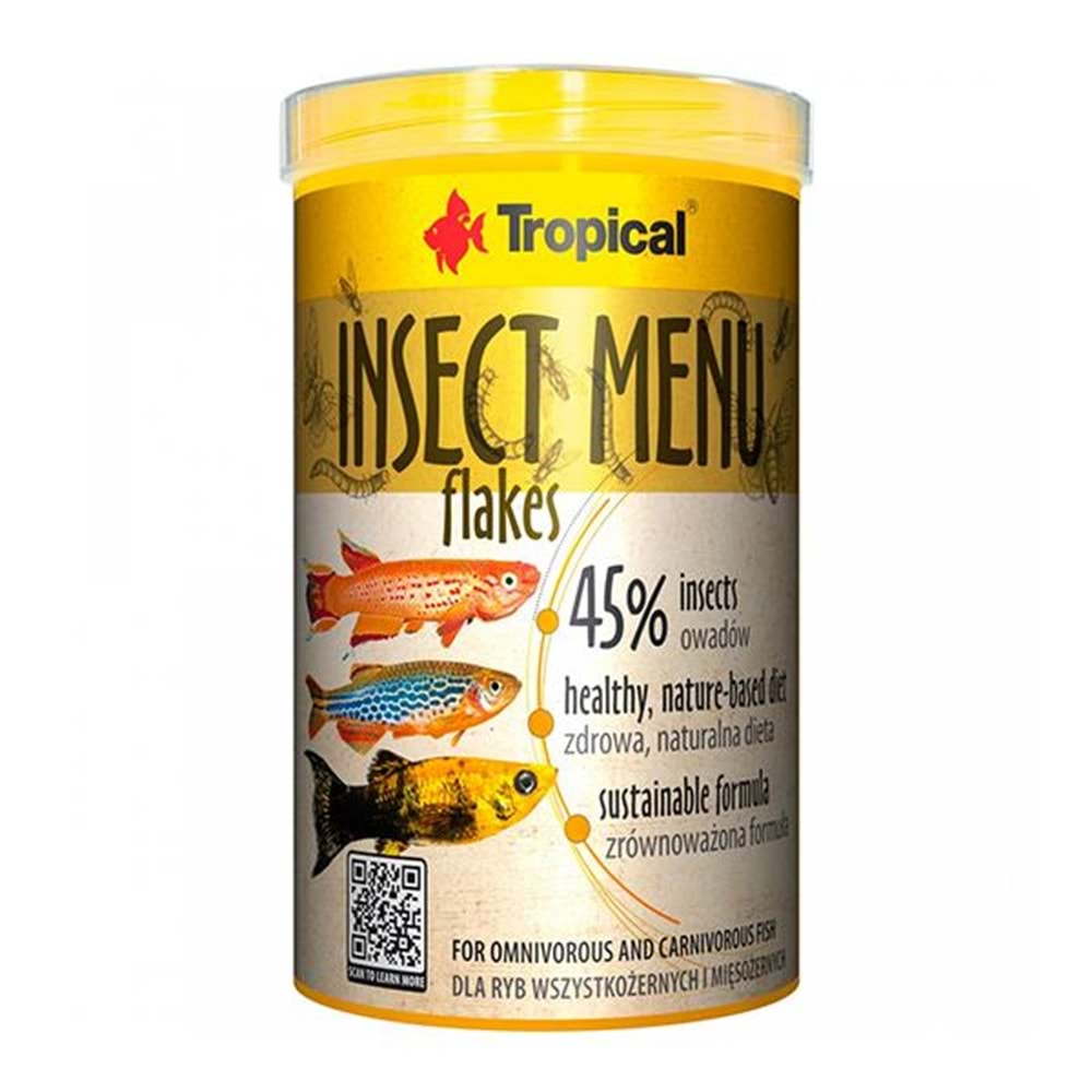 TROPİCAL INSECT MENU FLAKES 100ML/20GR