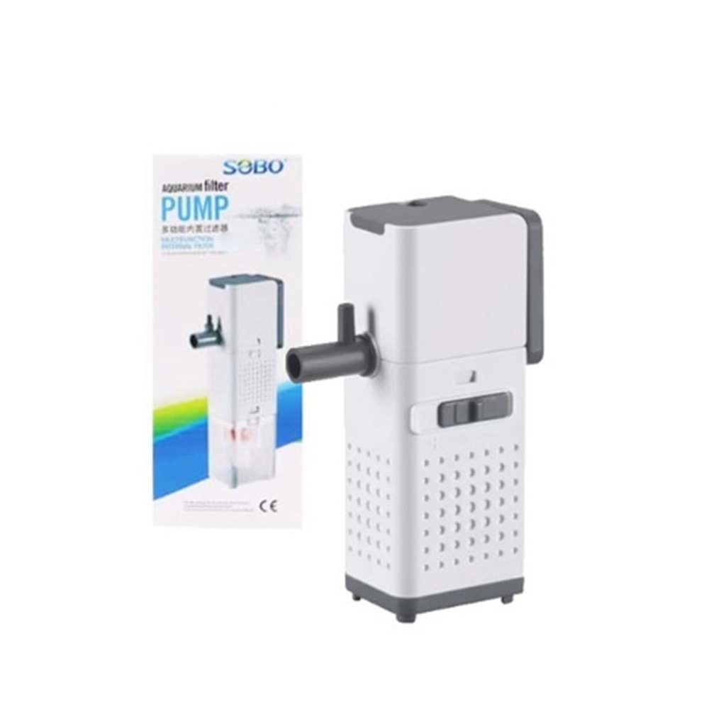 SOBO İÇ FİLTRE YENİ NESİL BEYAZ 6 W 500 LT / H