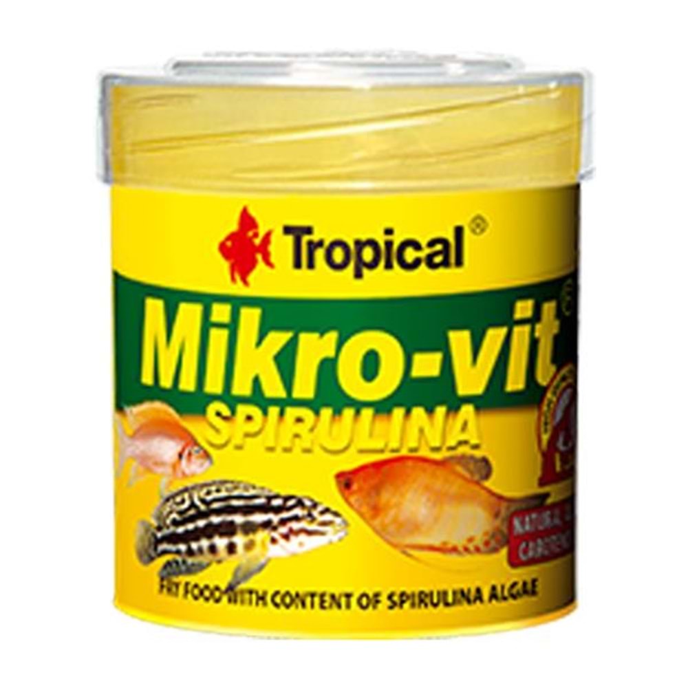 TROPİCAL MİKRO-VİT SPİRULİNA 50ML/32GR