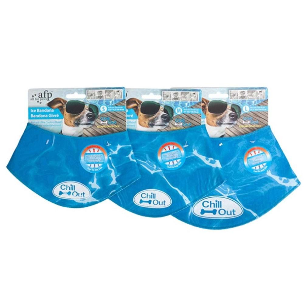 AFP CHİLL OUT - SOĞUTUCU KÖPEK BANDANA S (30-36 CM)