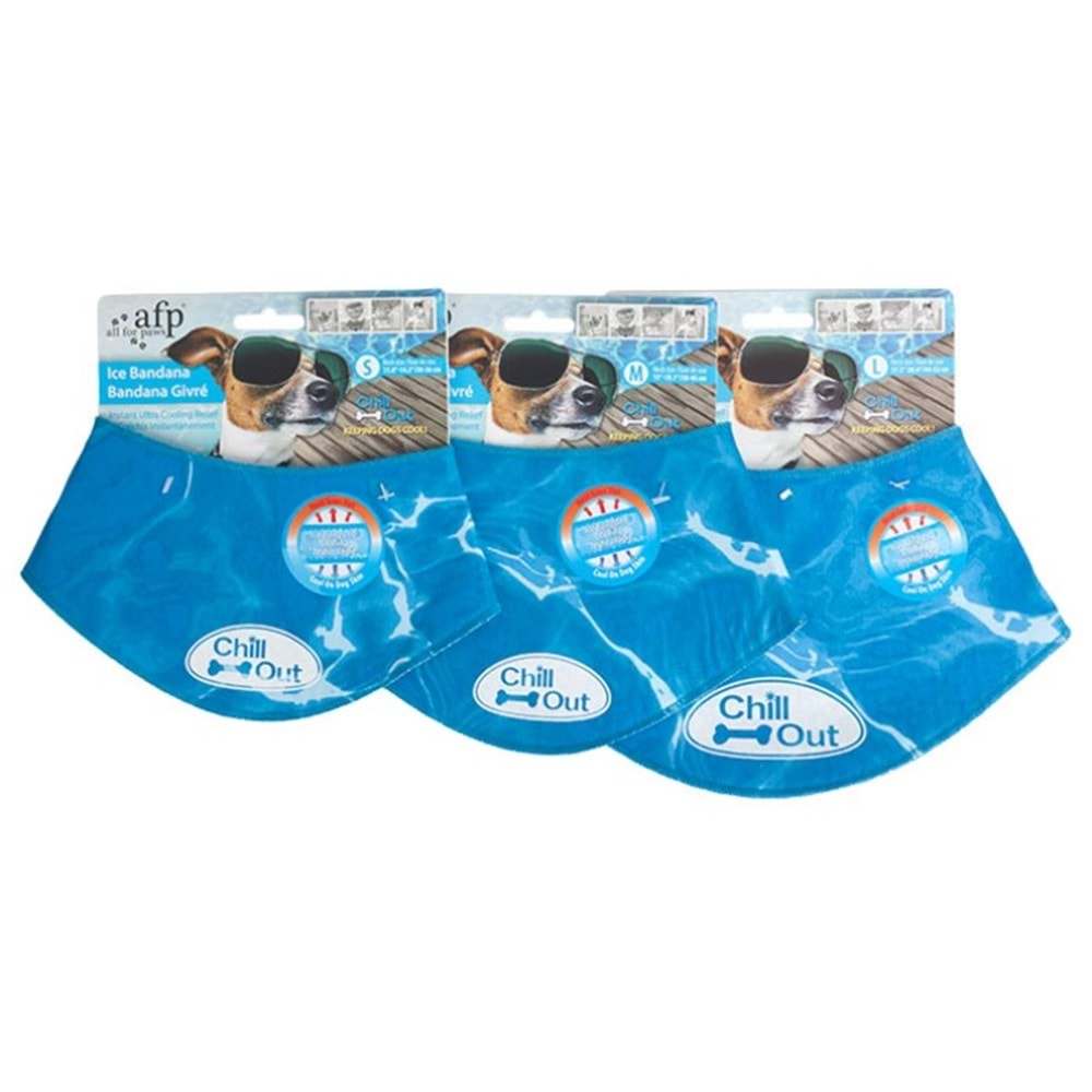 AFP CHİLL OUT - SOĞUTUCU KÖPEK BANDANA L (44-52 CM)