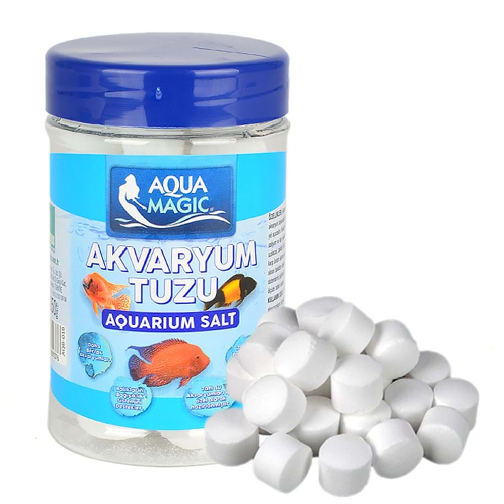 AQUA MAGİC KAVANOZ AKVARYUM TUZU 250 GR