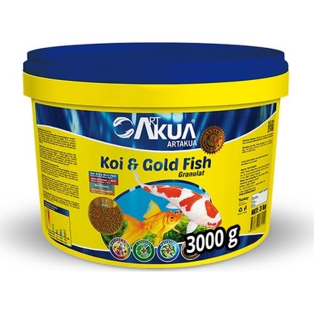 ARTAKUA KOİ & GOLDFİSH 3 KG KOVA