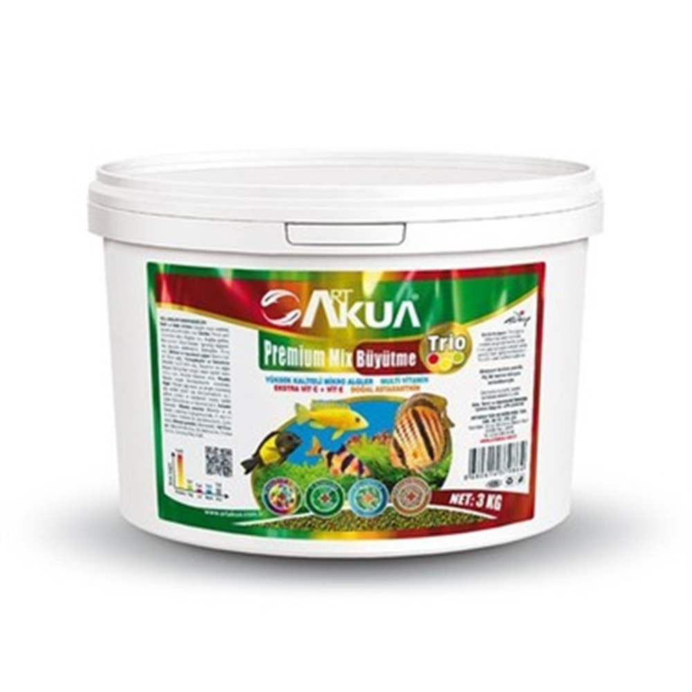 ARTAKUA PREMİUM MİX TRİO 3 KG KOVA