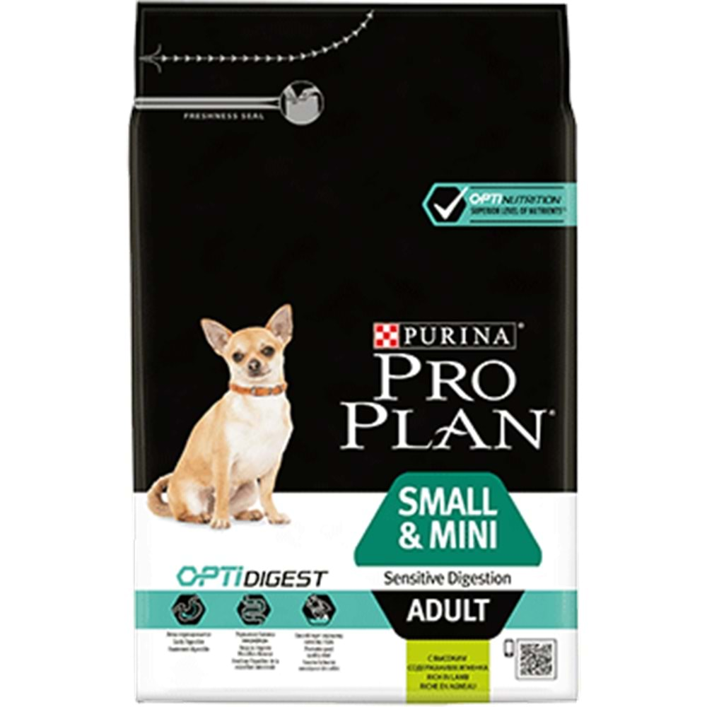 PRO PLAN SMALL-MİNİ ADULT S. DİGESTİON KUZU 3 KG