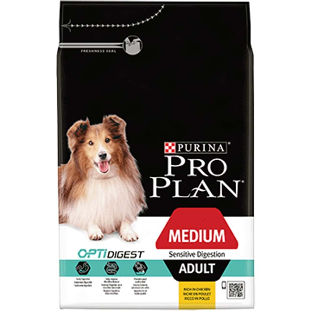 PRO PLAN MEDİUM ADULT S. DİGESTİON DOG KUZU 14 KG