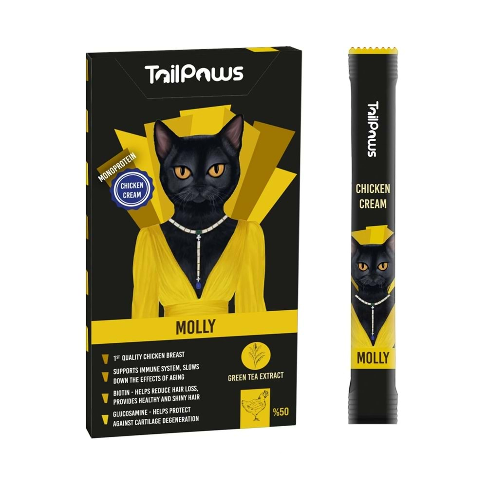 TAİL PAWS MOLLY - CHICKEN 15 GR*5 ADET