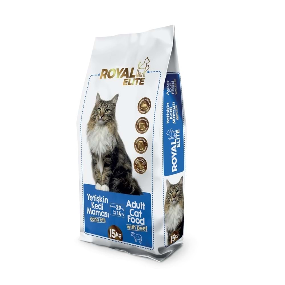 ROYAL ELİTE DANA ETLİ YETİŞKİN KEDİ MAMASI 15 KG