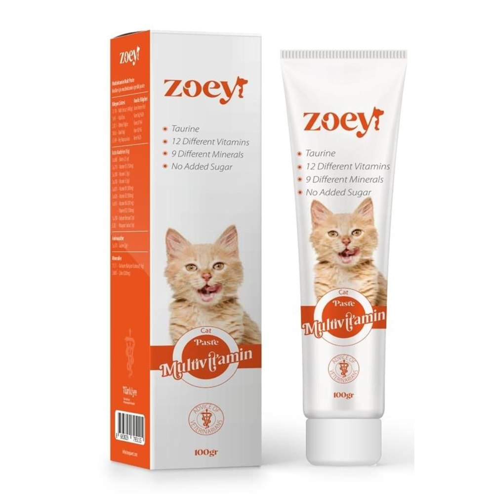 ZOEY MULTİVİTAMİN PASTE 100 GR