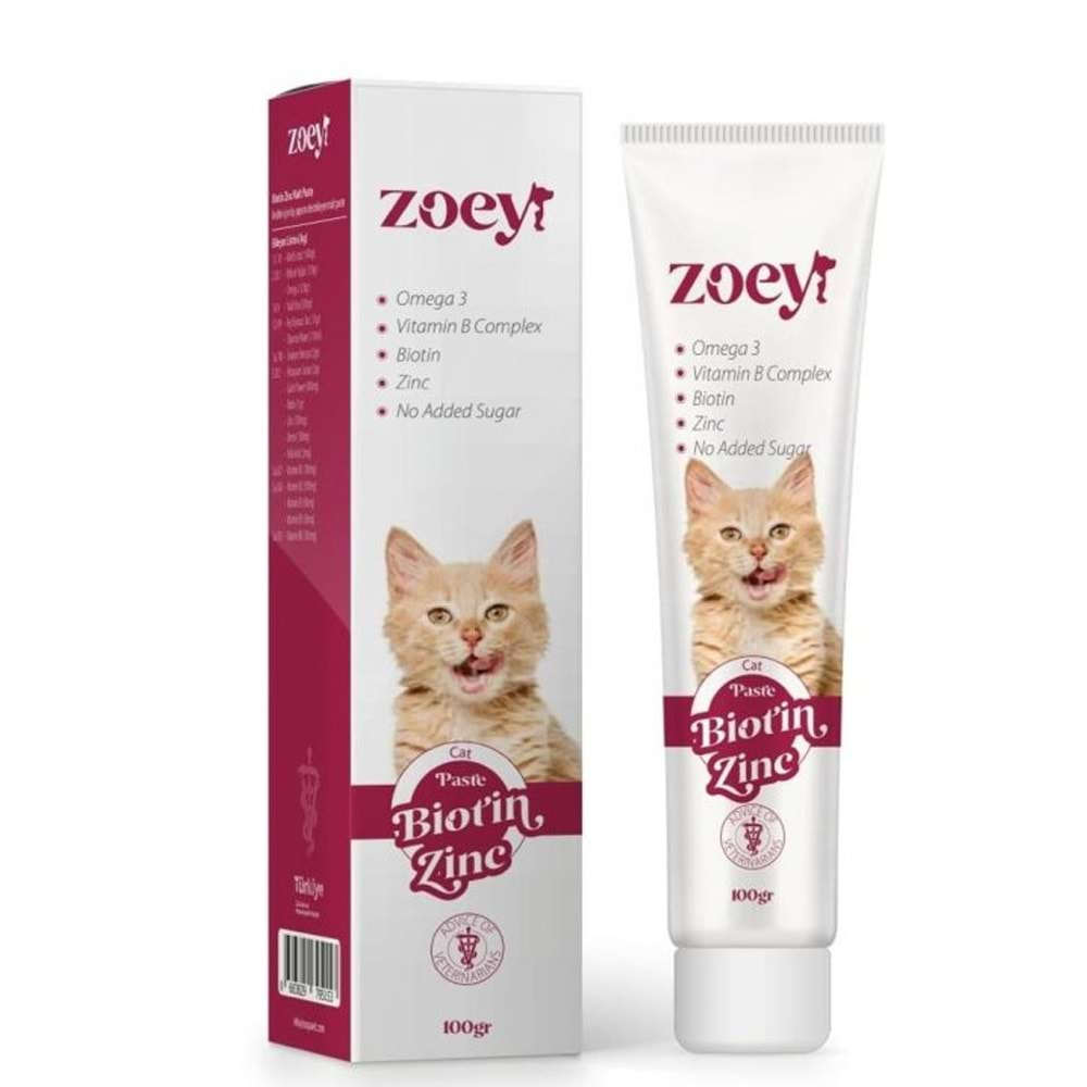 ZOEY BİOTİN ZİNC PASTE 100 GR