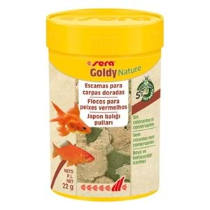 SERA GOLDY NATURE 100 ML KUTU 22 GR