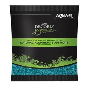 AQUAEL GRAVEL DECORİS TURKUAZ KUM 1KG
