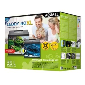Aquael Leddy Akvaryum Seti 40XL Siyah D&N 35 LT